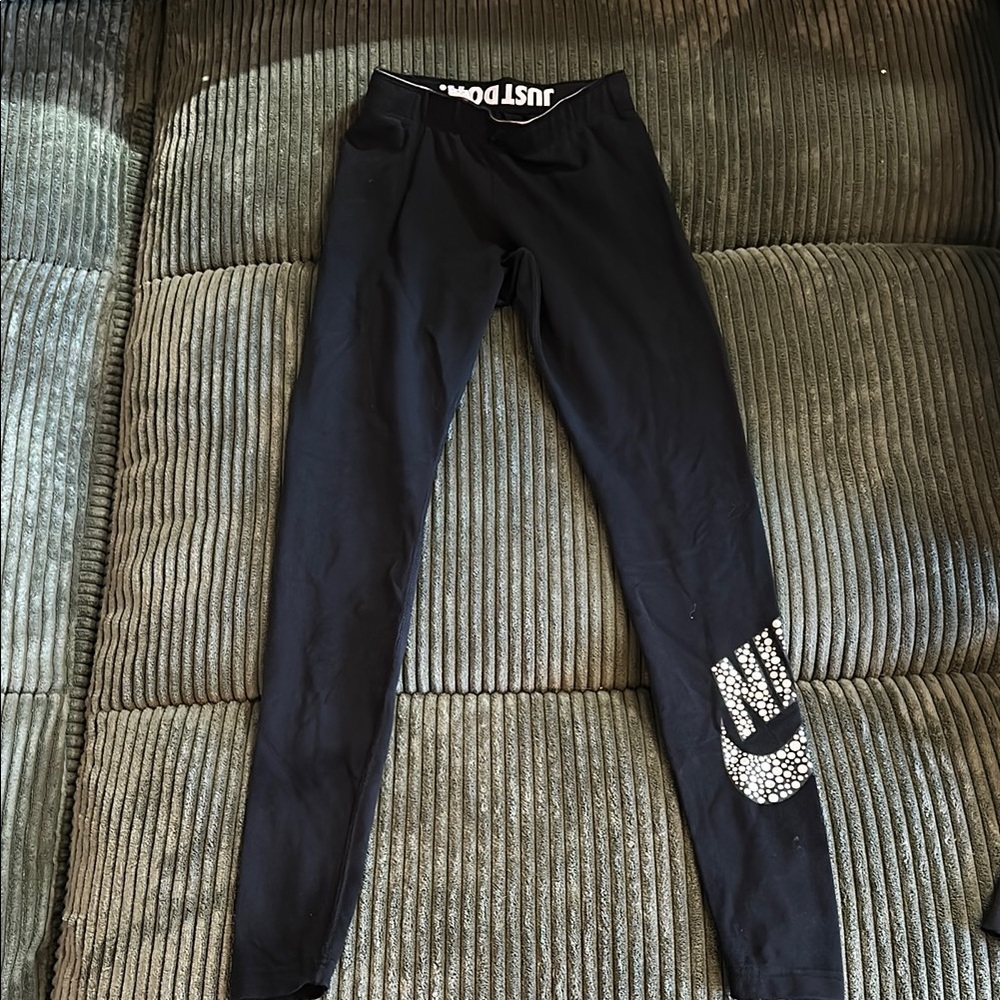 Nike Black Leggings with Logo
